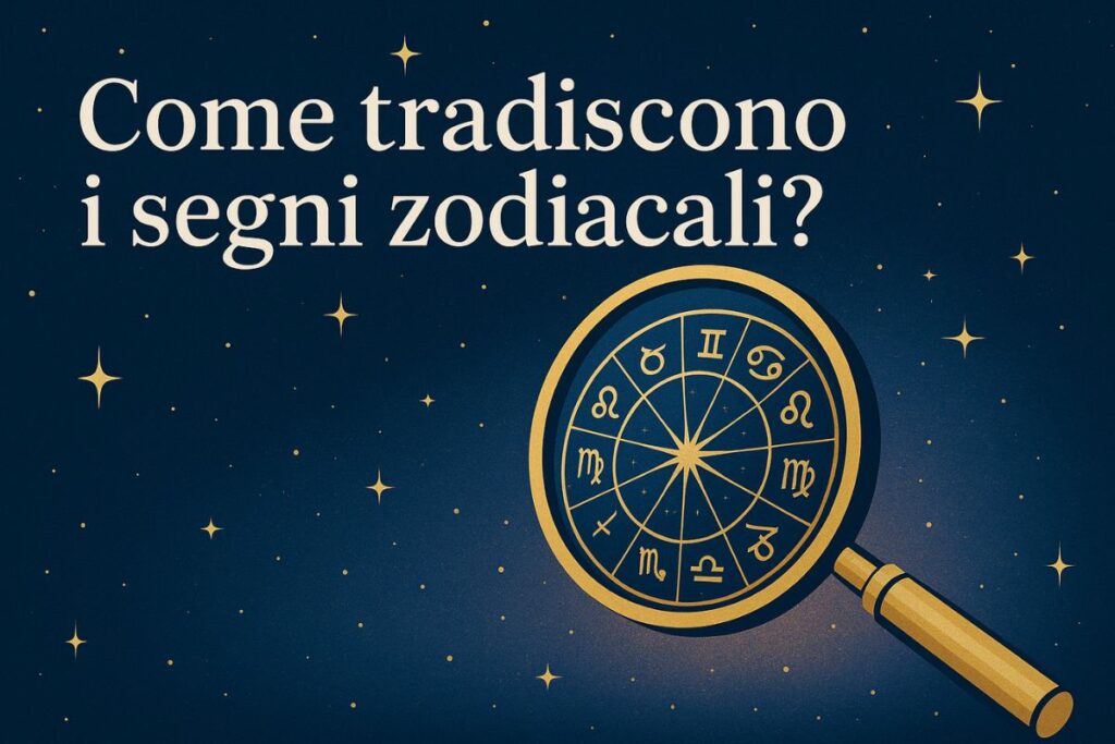 Come tradiscono i segni zodiacali